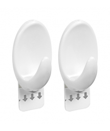 GANCHO OVAL BLANCO - M