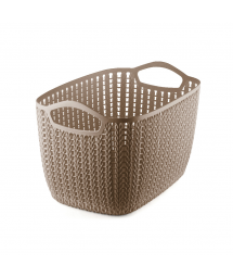 WIDE PLASTIC TAPERED BASKET - XL