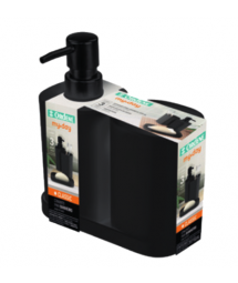 CONJUNTO PARA BANHEIRO 3 PCS PRETO (ES)