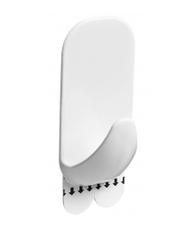 WHITE RECTANGULAR HOOK - L