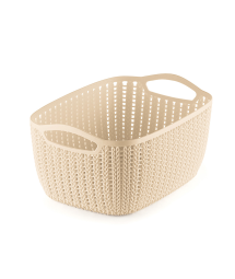 WIDE PLASTIC TAPERED BASKET - S